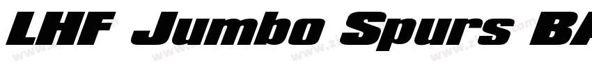 LHF Jumbo Spurs BASE字体转换